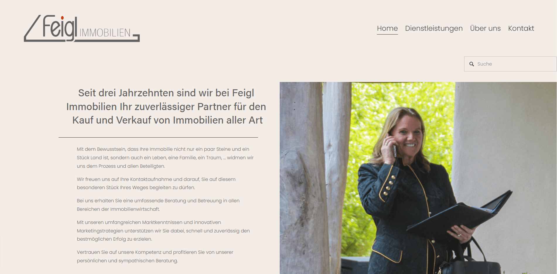 Feigl Immobilien - Wordpress Webdesign Hamburg - AOS
